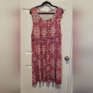 Croft & Barrow Pastel Paisley Dress